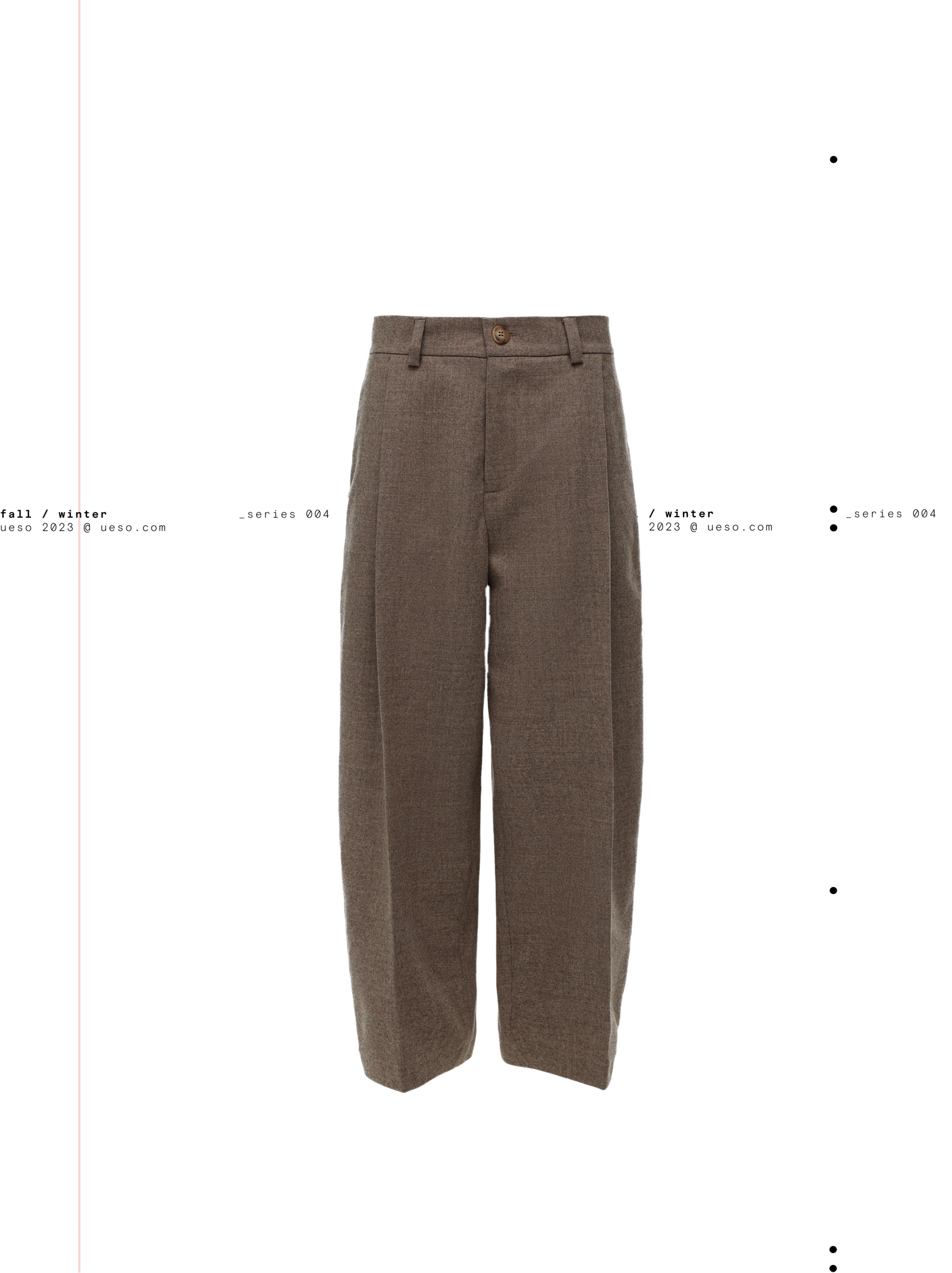 ines trousers in biscuit