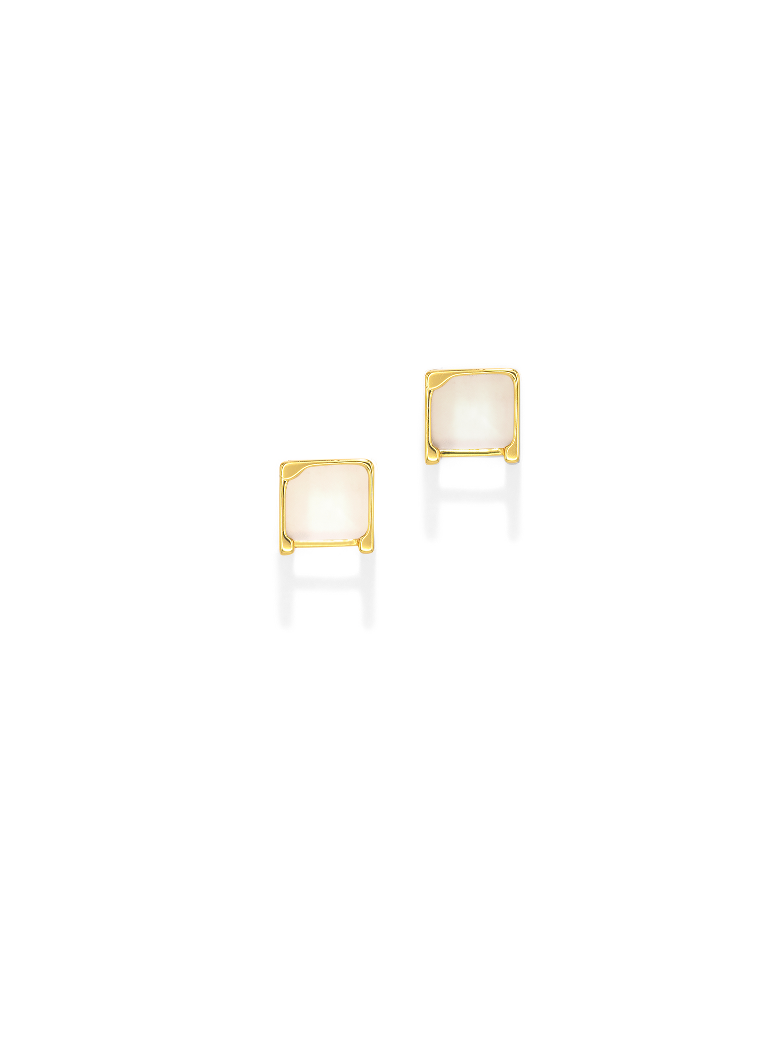 sable square hoop - gold